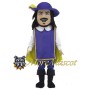 Purple Knight Mascot Costume