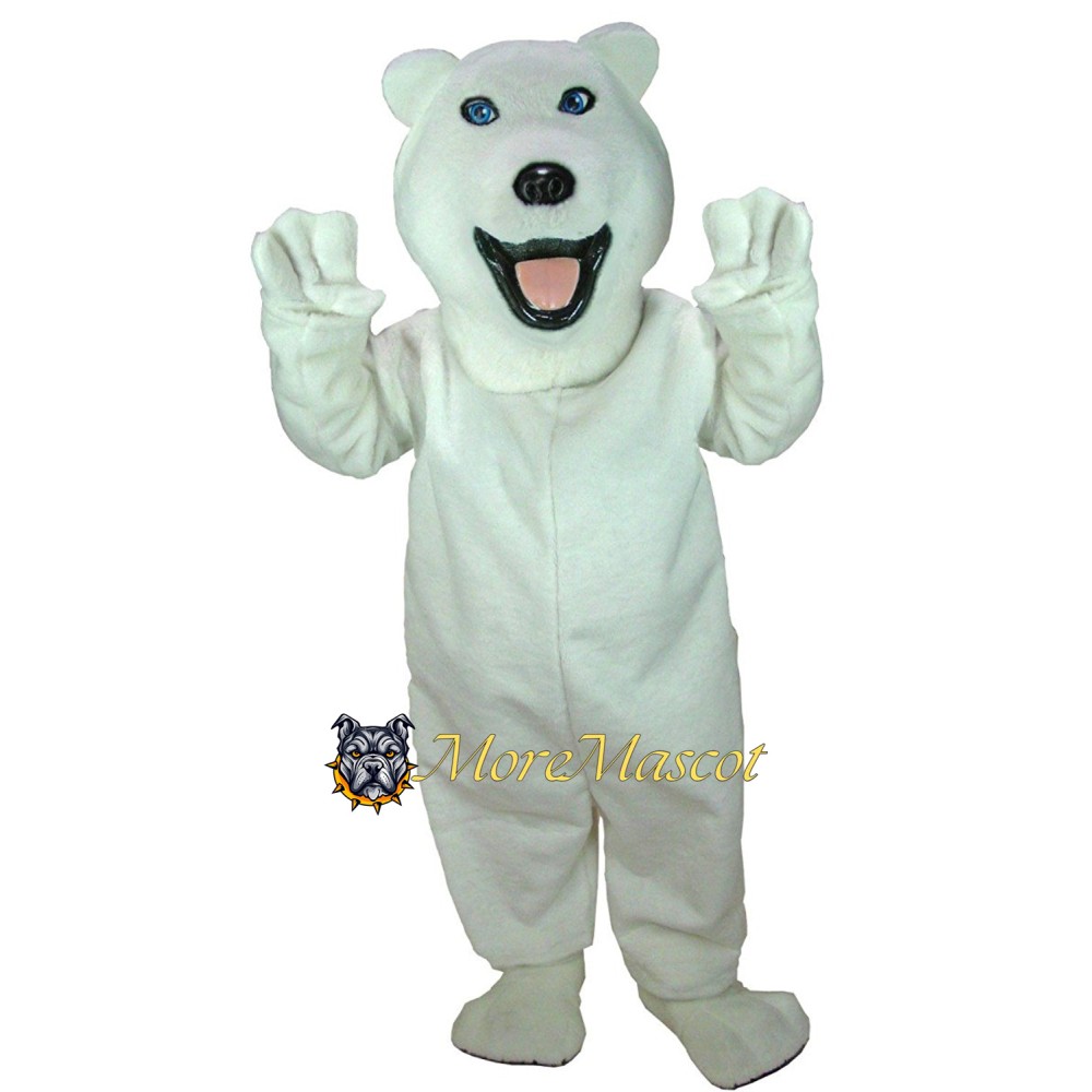 Happy Polar Bear Mascot Costume