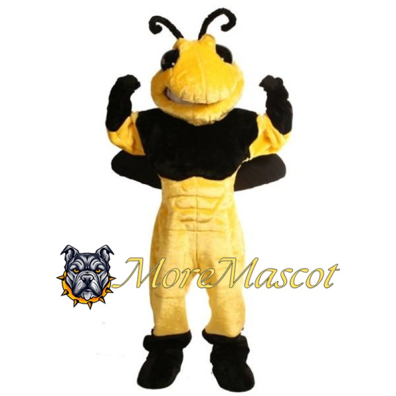 Muscle Hornet Mascot Costume