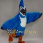 Realistic Blue Falcon Mascot Costume