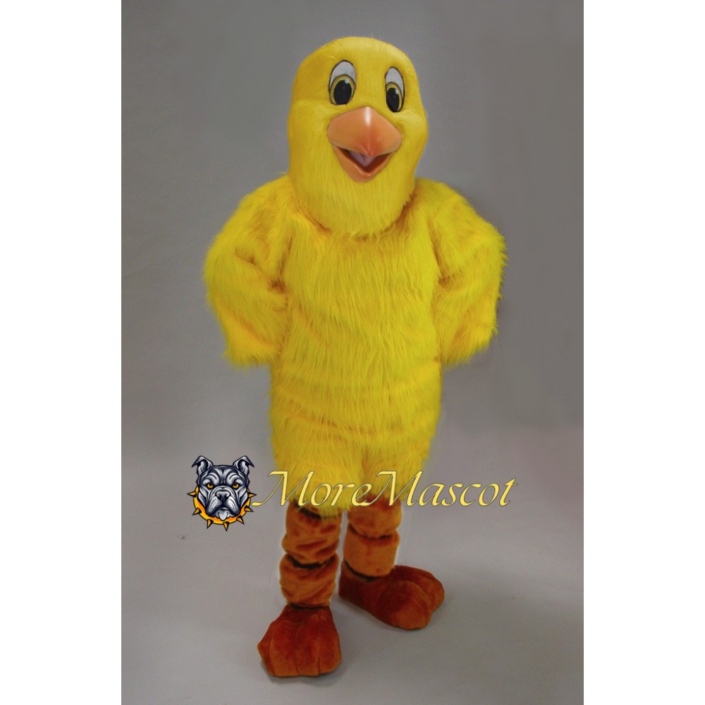 Yellow Chicken Mascot Adult Costume