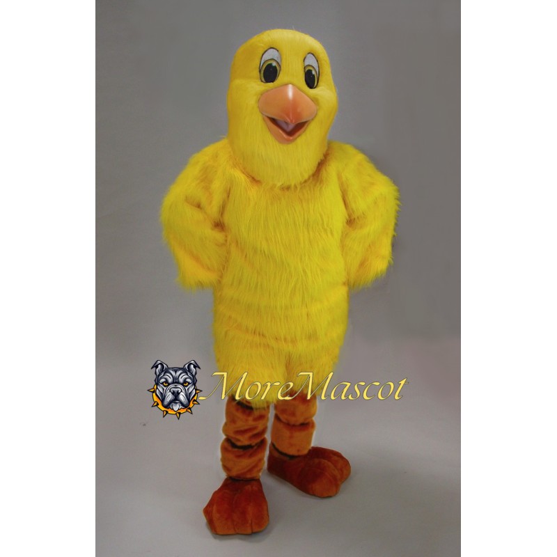 Yellow Chicken Mascot Adult Costume