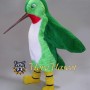 Green Bird Mascot Costume