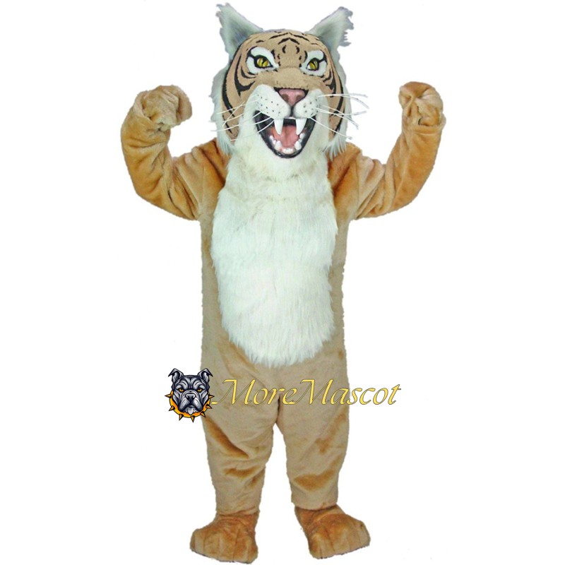 Power Bobcat Mascot Costume