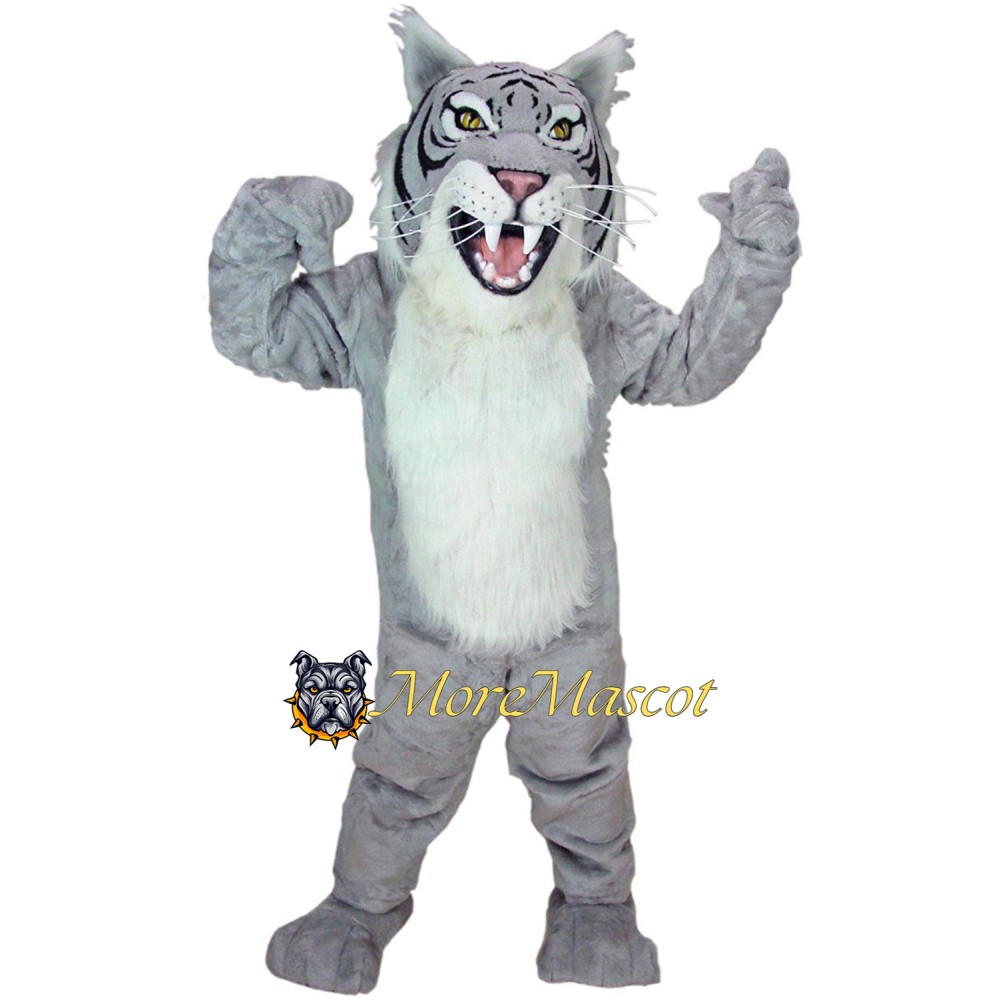 Power Bobcat Mascot Costume