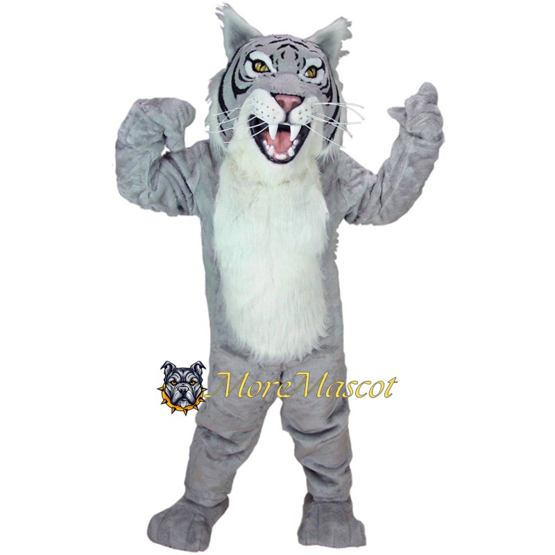 Power Bobcat Mascot Costume