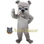 Gray Bulldog Mascot Costume