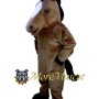Adult Brown Horse Mascot Costume