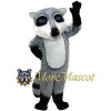 Grey Raccoon Mascot Costume