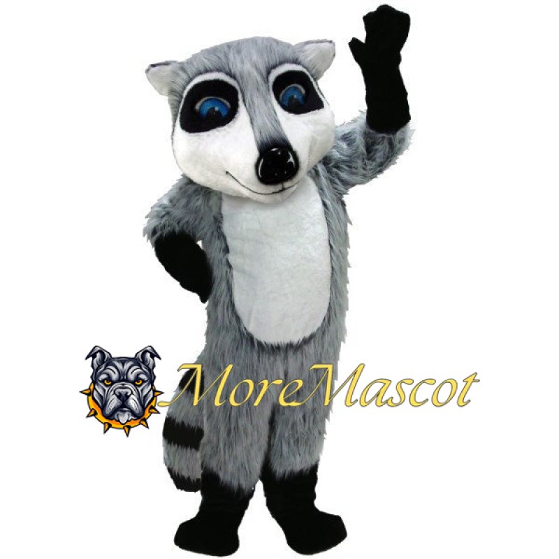 Grey Raccoon Mascot Costume