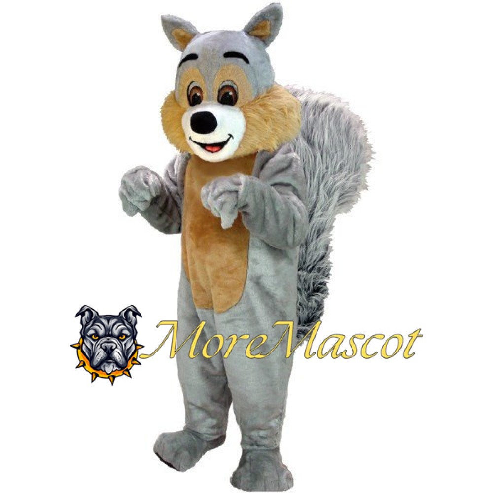 Grey Squirrel Mascot Costume