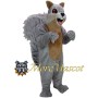 Realistic Grey Squirrel Mascot Costume