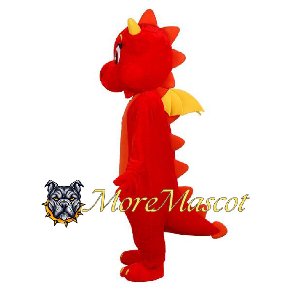 Red Dragon Mascot Costume