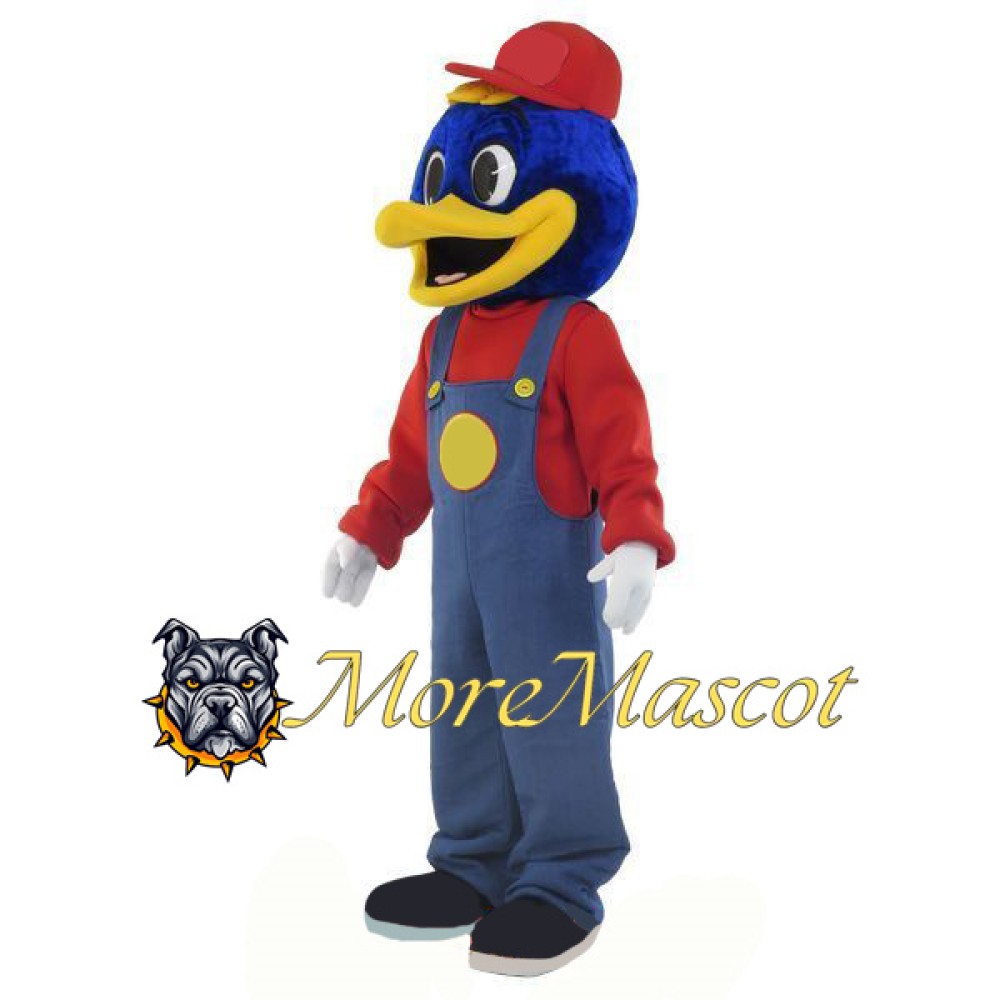 Blue Duck Mascot Costume