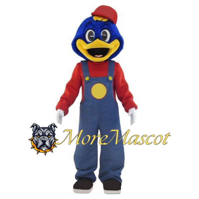 Blue Duck Mascot Costume