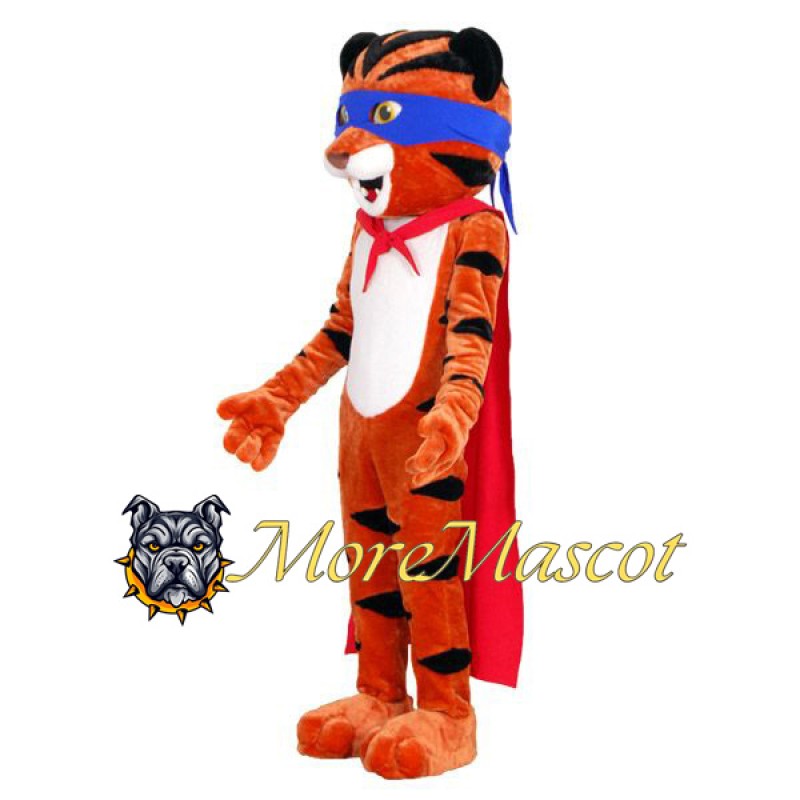 Eye Mask Tiger Mascot Costume