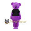 Purple Bear Mascot Costume