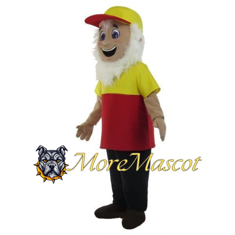 Old Waiter Mascot Costume