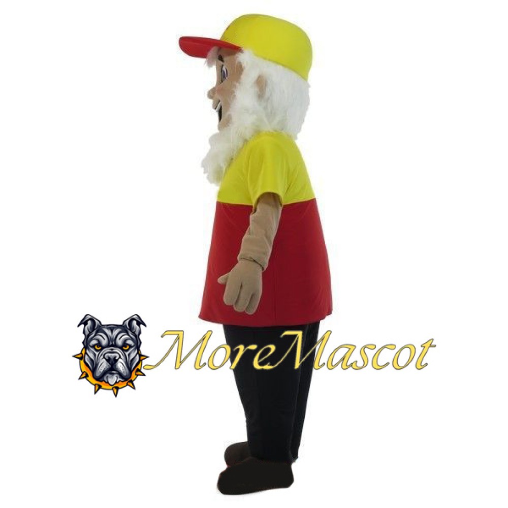 Old Waiter Mascot Costume