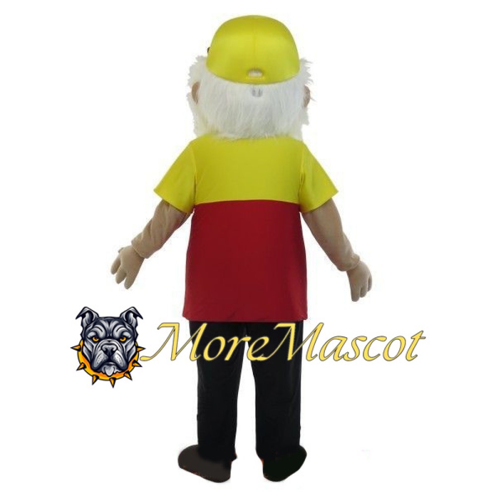 Old Waiter Mascot Costume