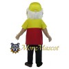 Old Waiter Mascot Costume