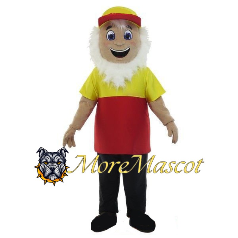 Old Waiter Mascot Costume