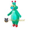 Green Alien Mascot Costume
