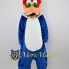 Blue Woodpecker Mascot Costume