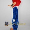 Blue Woodpecker Mascot Costume