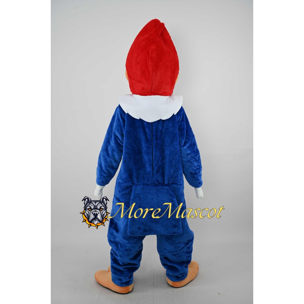 Blue Woodpecker Mascot Costume