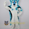 Blue & White Husky Dog Mascot Costume