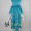 Blue & White Husky Dog Mascot Costume