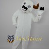 White Cattle Mascot Costume