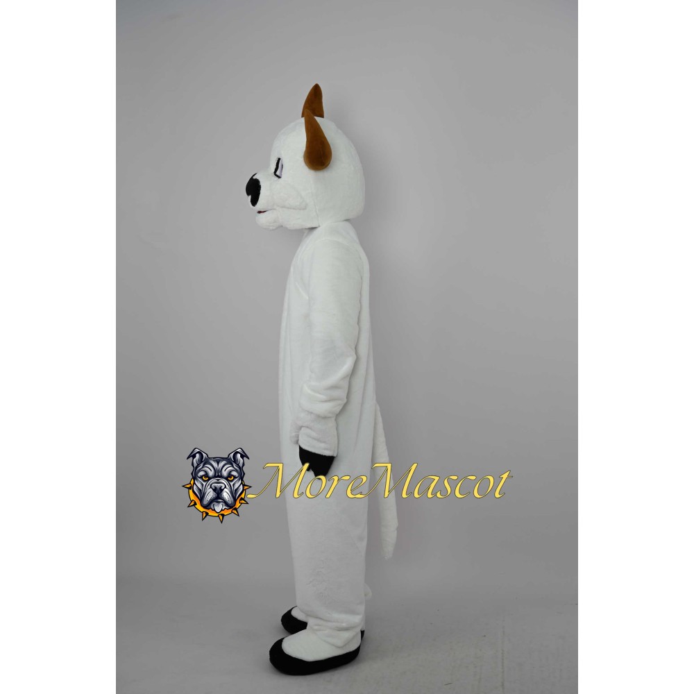 White Cattle Mascot Costume