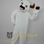 White Cattle Mascot Costume