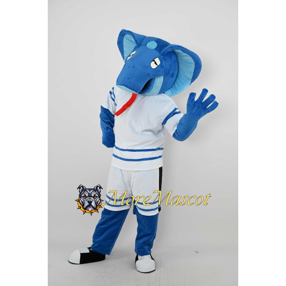 Sport Blue Snake Mascot Costume