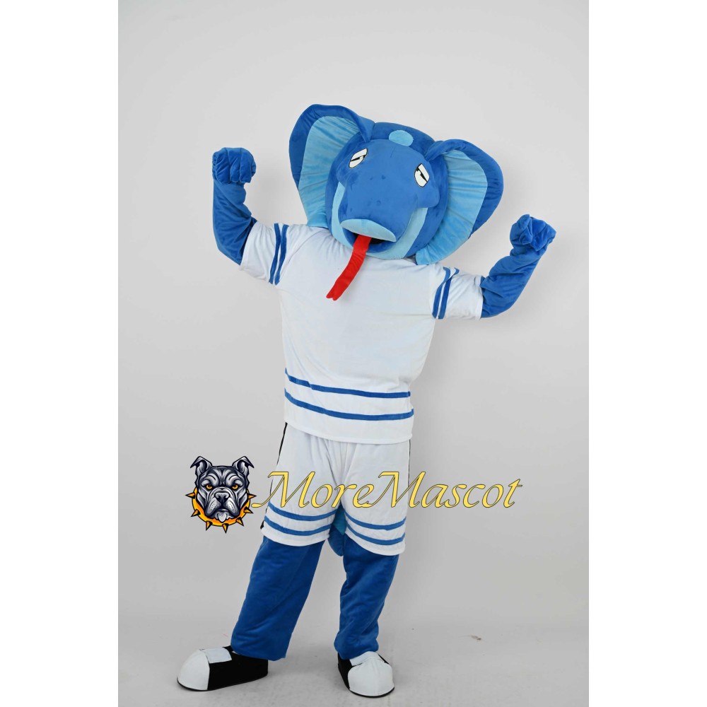 Sport Blue Snake Mascot Costume