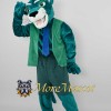 Green Panther Mascot Costume