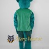 Green Panther Mascot Costume