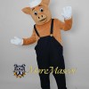 Waiter Pig Mascot Costume