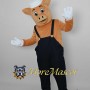 Waiter Pig Mascot Costume