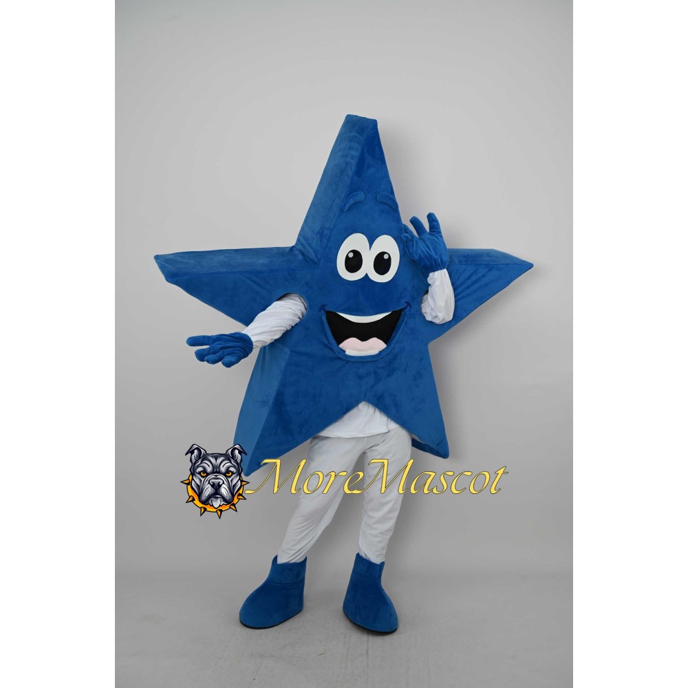 Blue Star Mascot Costume