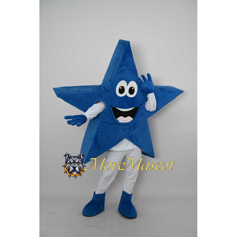Blue Star Mascot Costume