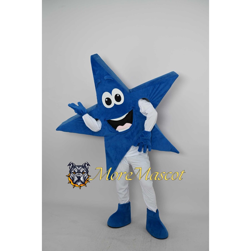 Blue Star Mascot Costume