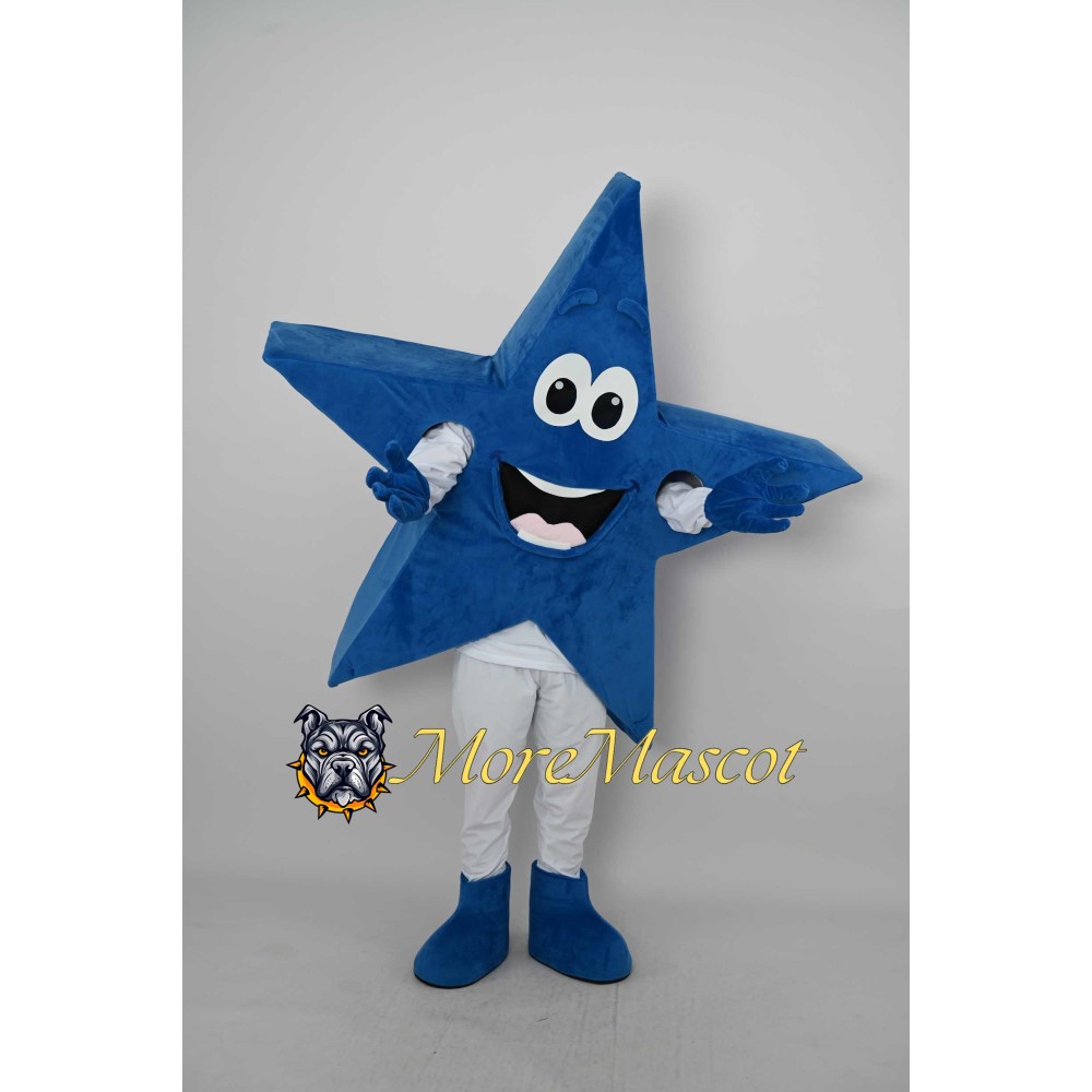 Blue Star Mascot Costume