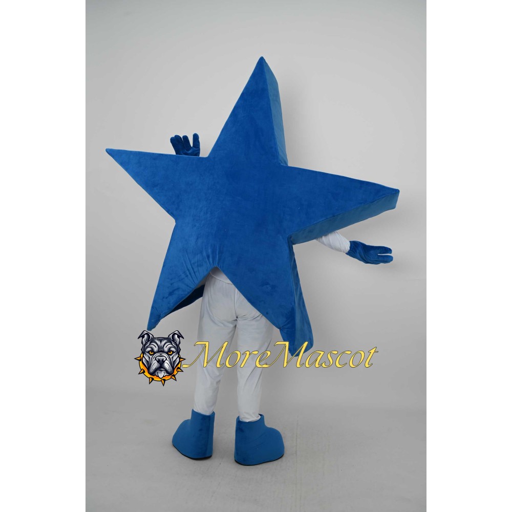 Blue Star Mascot Costume