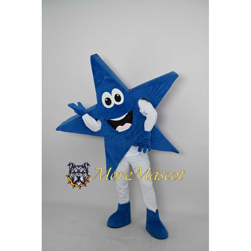 Blue Star Mascot Costume