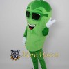 Green Eggplant Mascot Costume