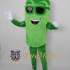 Green Eggplant Mascot Costume