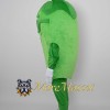 Green Eggplant Mascot Costume